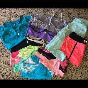 Lululemon Tank Top and Shorts bundle lot